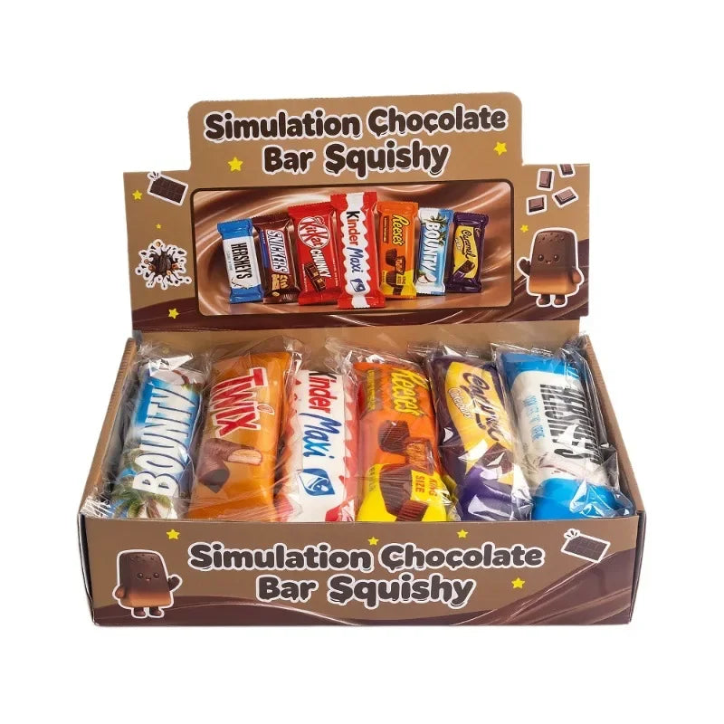 Barre chocolaté squishy