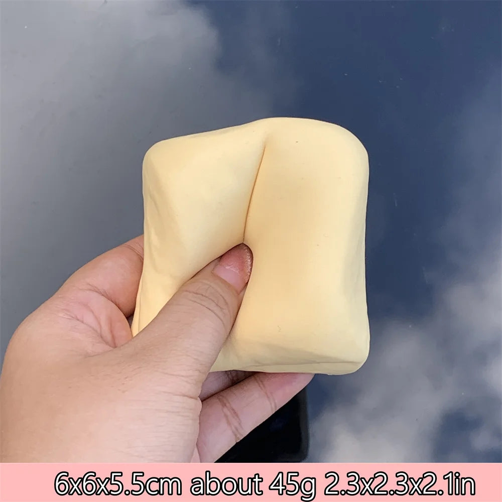 Pain moelleux et plaquette squishy très agréable