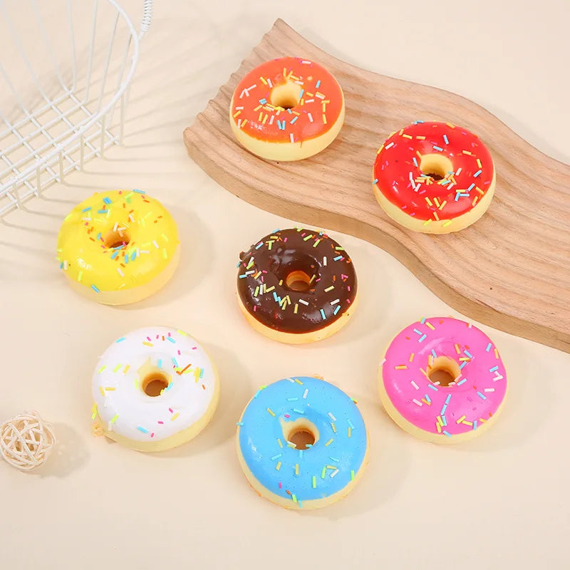 Squishy donuts anti-stress, plusieurs couleurs diponibles.