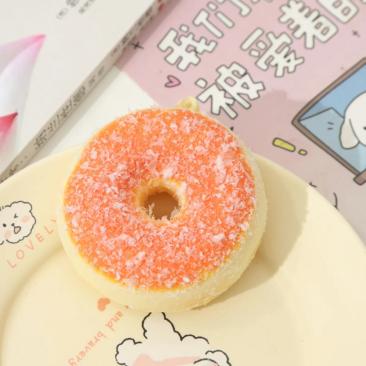 Squishy donuts anti-stress, plusieurs couleurs diponibles.