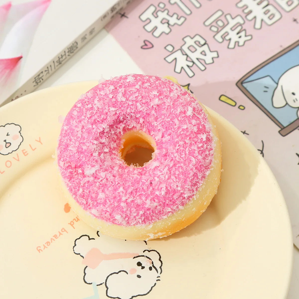 Squishy donuts anti-stress, plusieurs couleurs diponibles.