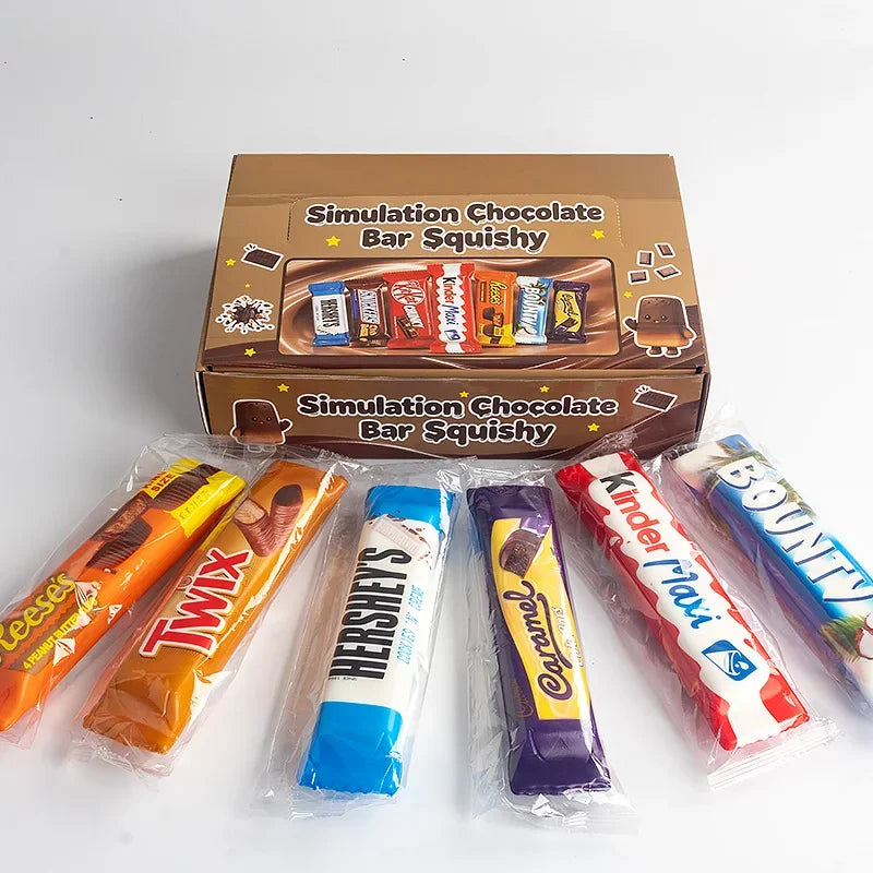 Barre chocolaté squishy