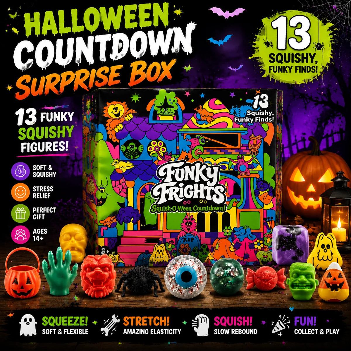 Squishy Halloween sous forme de calendrier