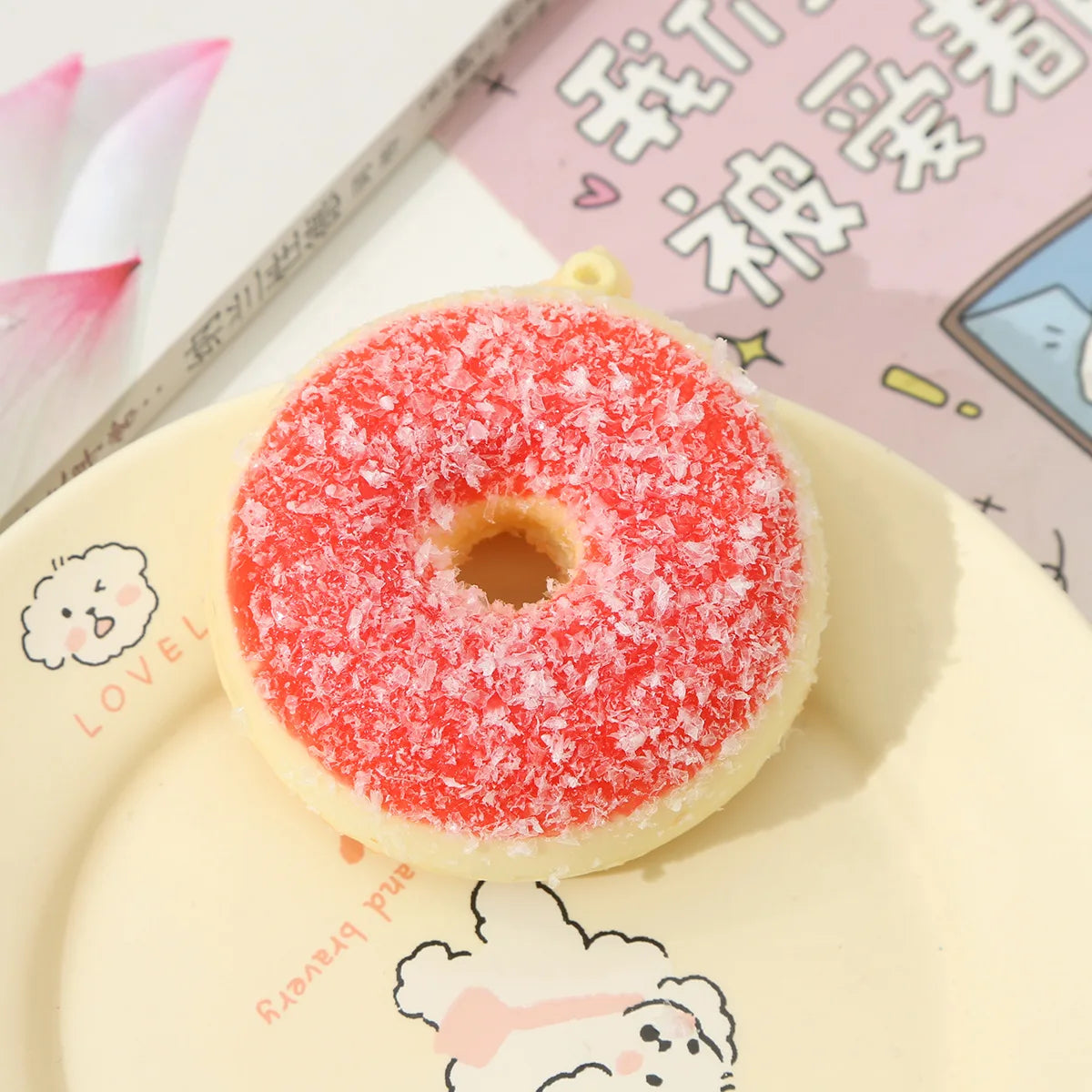 Squishy donuts anti-stress, plusieurs couleurs diponibles.
