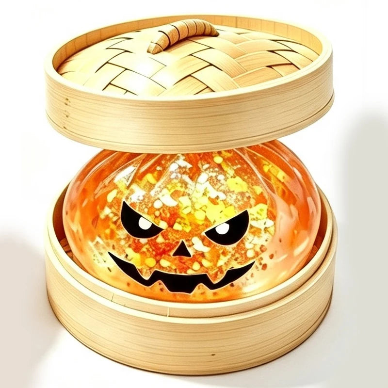 Squishy dumpling d'halloween