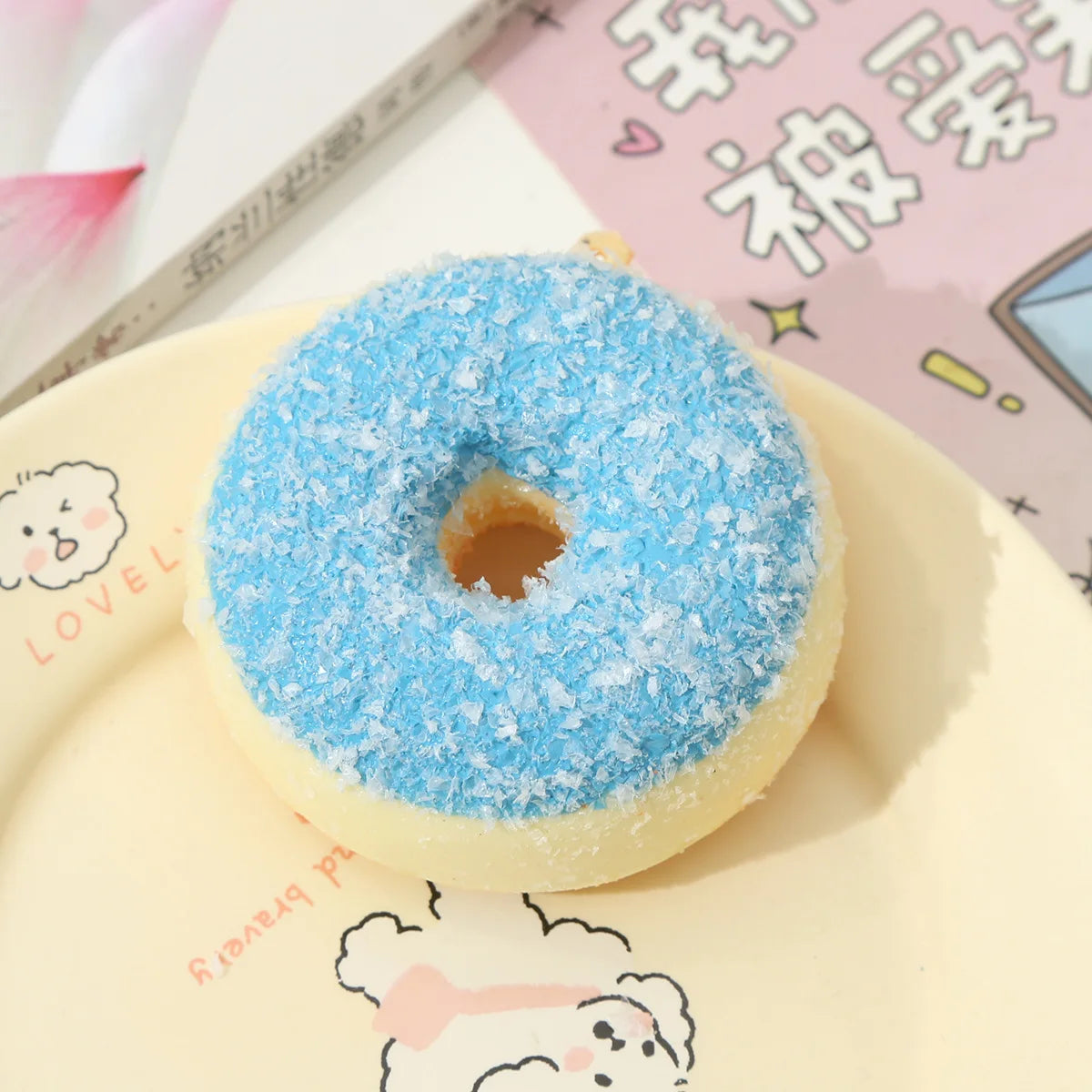 Squishy donuts anti-stress, plusieurs couleurs diponibles.