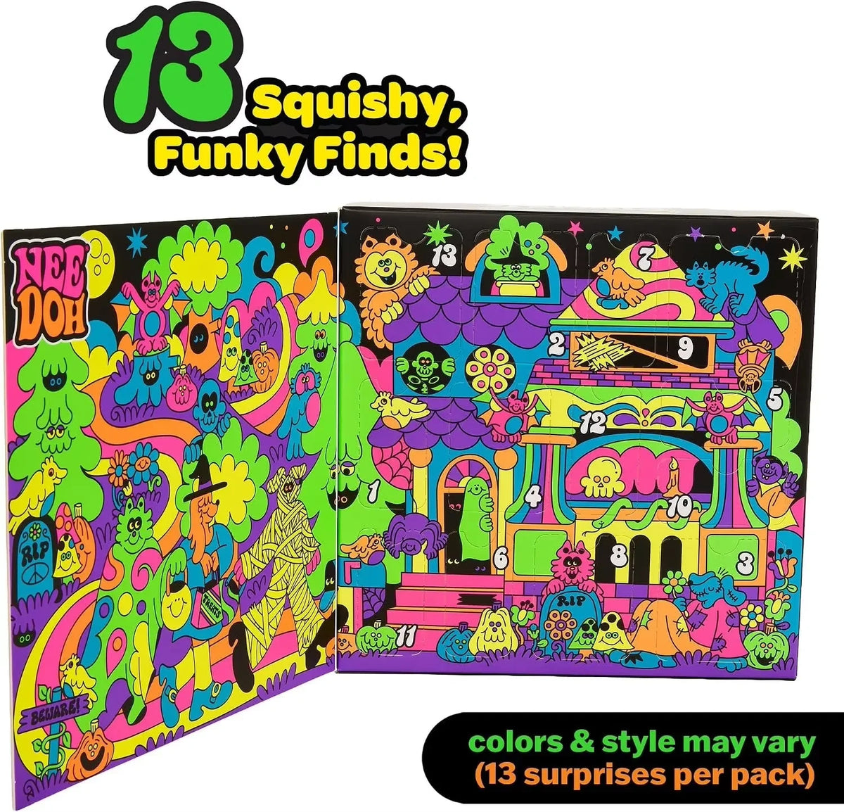 Squishy Halloween sous forme de calendrier