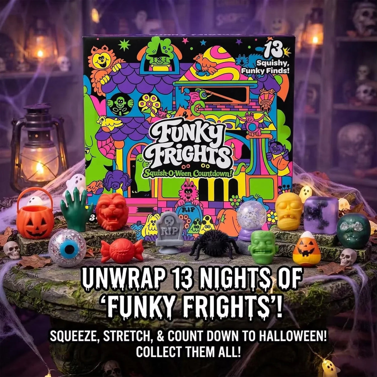 Squishy Halloween sous forme de calendrier